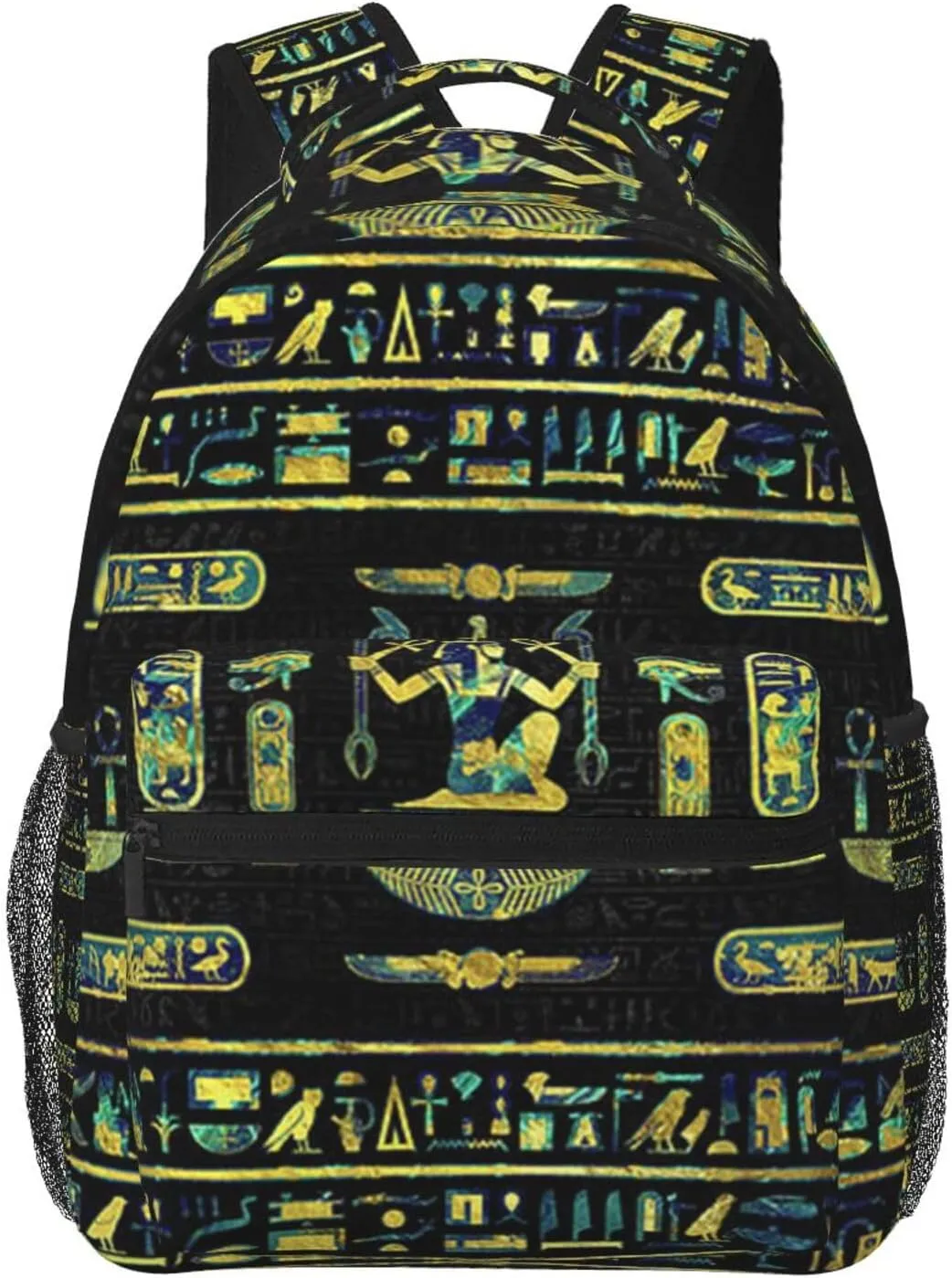 Egypt Laptop Backpack Ancient Egypt Backpack Travel Bag Laptop Computer Hieroglyph Bag for Women Men