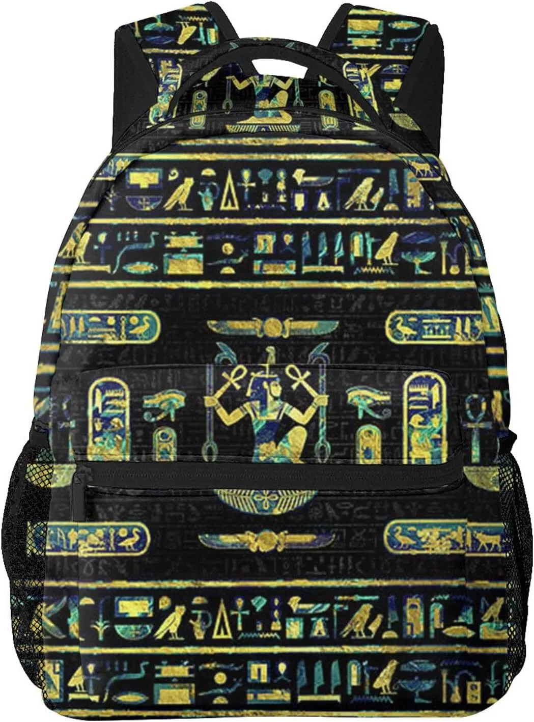 Egypt Laptop Backpack Ancient Egypt Backpack Travel Bag Laptop Computer Hieroglyph Bag for Women Men