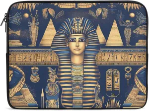 Egyptian Tradition Pattern Fashion Laptop Sleeve Bag Computer Carrying Case for Business Office Travel