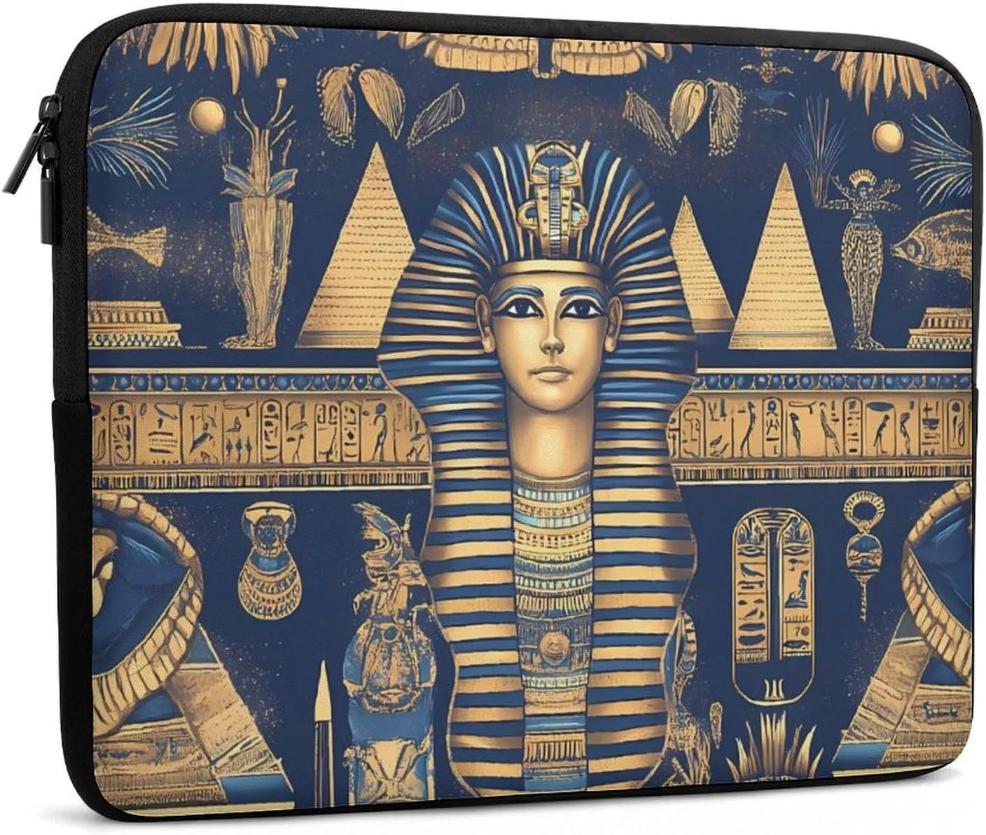 Egyptian Tradition Pattern Fashion Laptop Sleeve Bag Computer Carrying Case for Business Office Travel