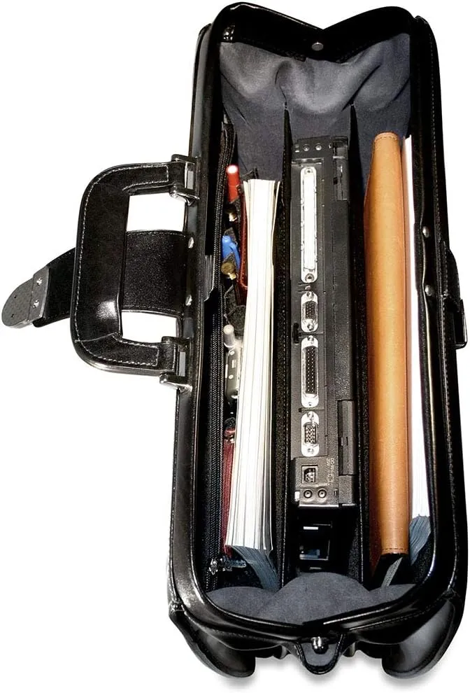 Elements Classic Leather Briefbag #4505 (Black)