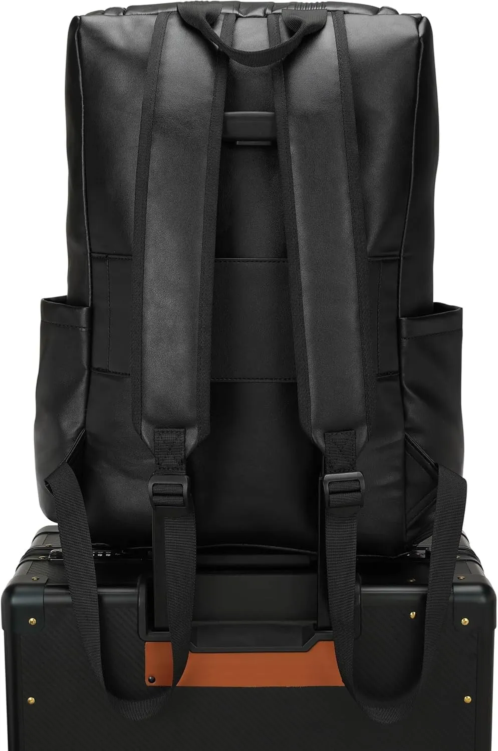 Elle Roamer 22L Vegan Leather Backpack | Black