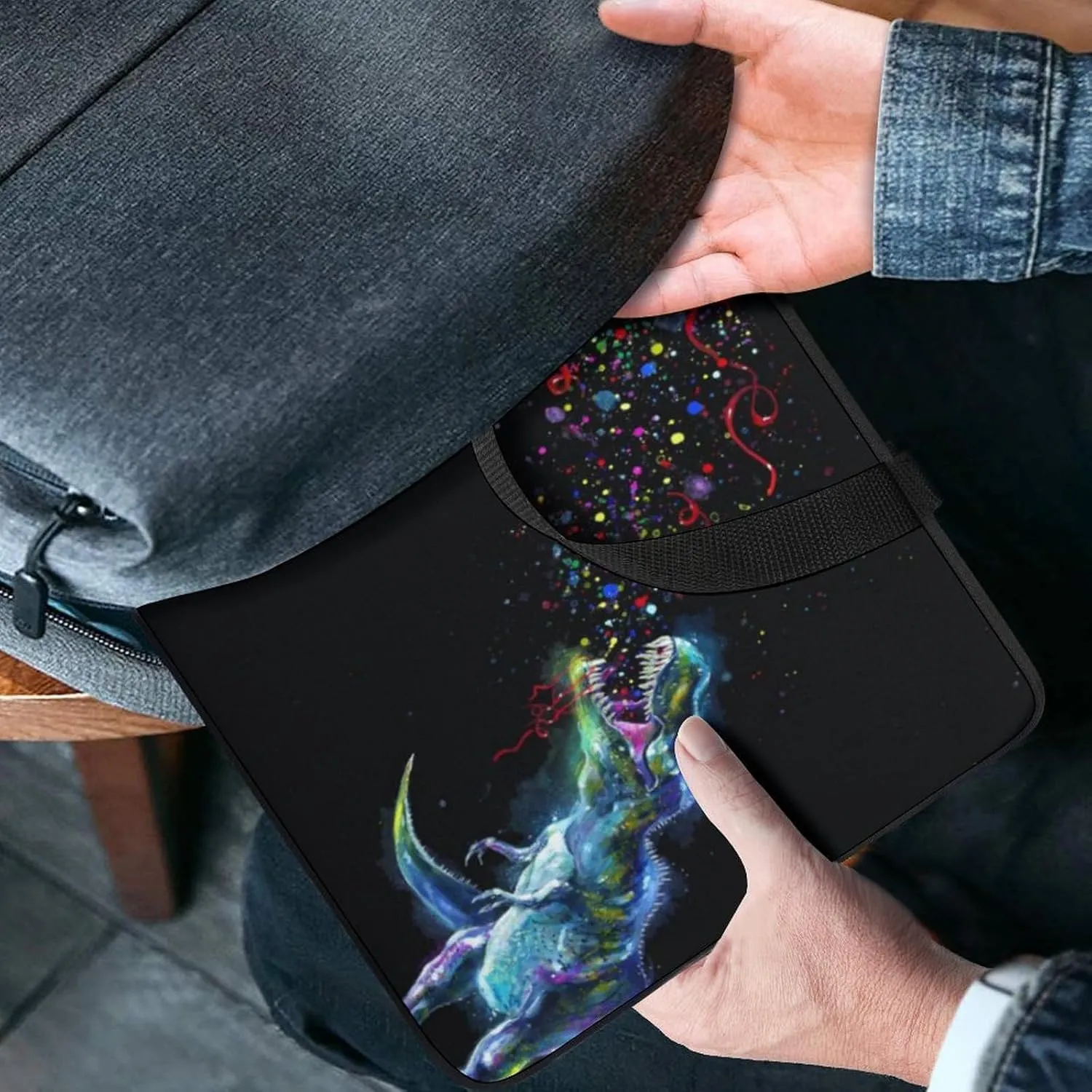 Emitting Rainbow Sparkles Laptop Sleeve Bag Computer Protective Carrying Case Cover with Handle for Travel Work 12inch