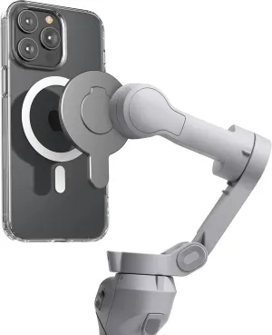 ENCASED Magnetic Adapter for DJI OM Smartphone Gimbal Stabilizer - Compatible with MagSafe (OM 4 / 4 SE, 5, 6)