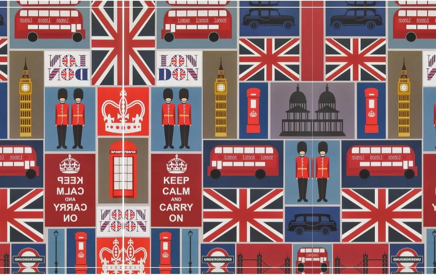 England Symbols Canvas Backpack Laptop Travel Bag, Anti-Water and Ergonomic Straps for College Business Work