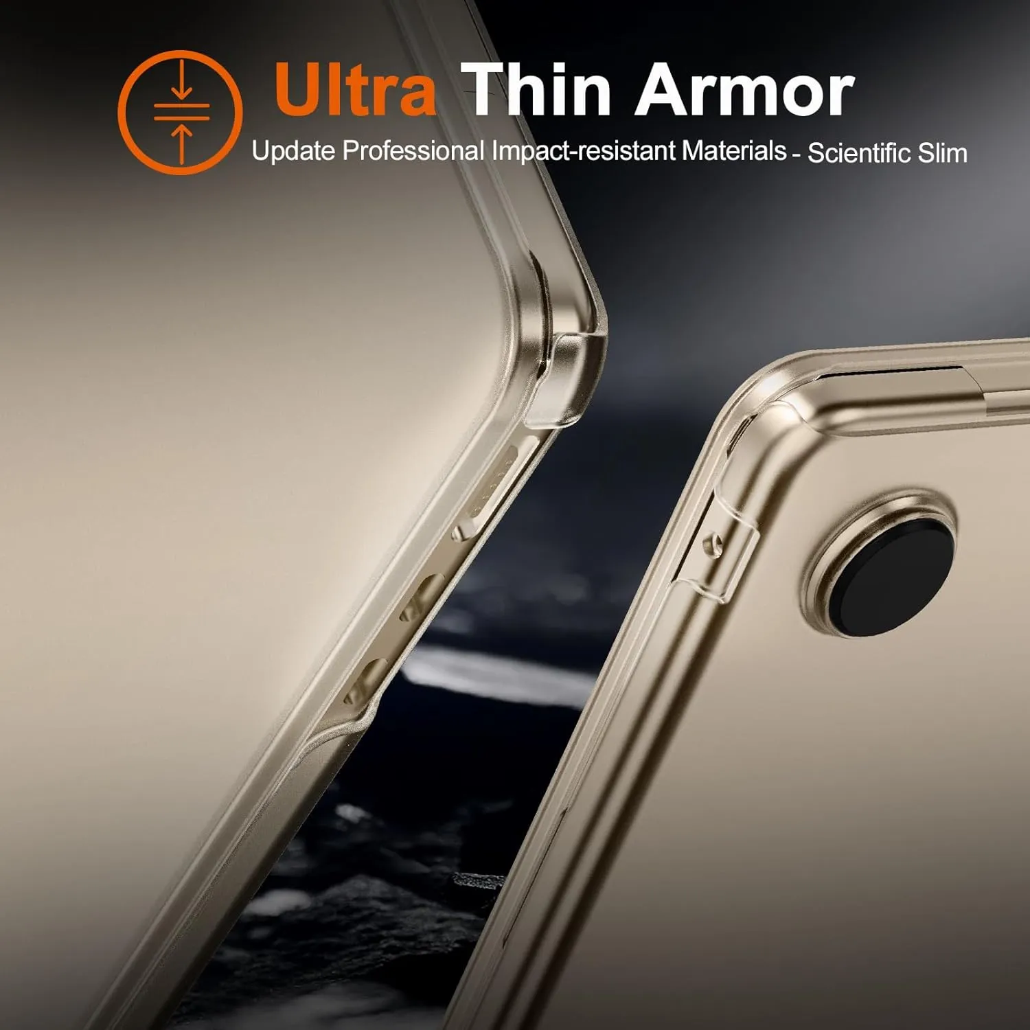 EooCoo [Ultra Thin Armor] Compatible with MacBook Air 13 inch 2025 2024-2022 M3 M2 A3113 A2681, [100% Match Starlight][Anti-Fingerprint] Air 13.6" Matte Protective Case&Keyboard Skin, Starlight Clear