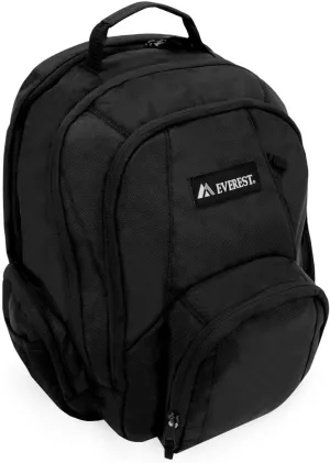 Everest Transport Laptop Backpack, Black, One Size