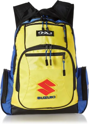 Factory Effex Men's Premium Suzuki Backpack, Yellow, One Size