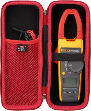 FBLFOBELI EVA Hard Carrying Case for Fluke 376/374/375FC 1000A TRMS/Milwaukee 2235-20 400/AstroAI 1000A TRMS 6000 Counts Clamp Meter (Case Only)