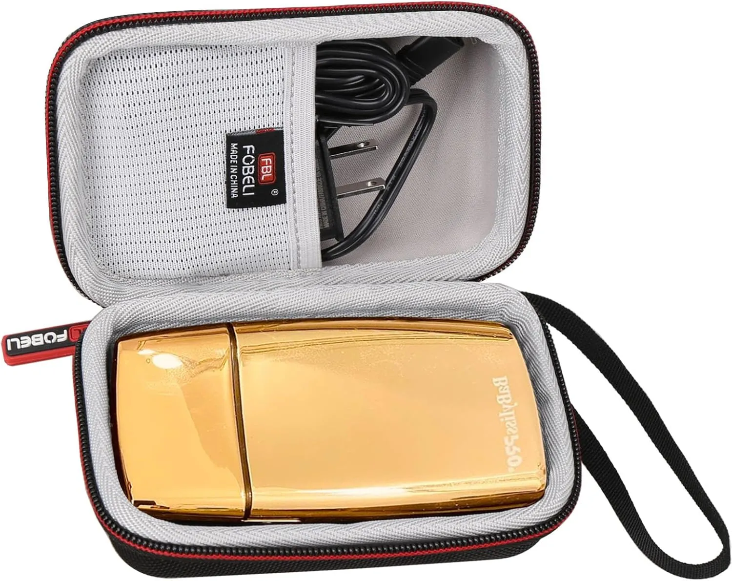 FBLFOBELI Hard Storage Case for BaBylissPRO METALFX Single and Double Foil Shavers, Shockproof Compact Travel Bag