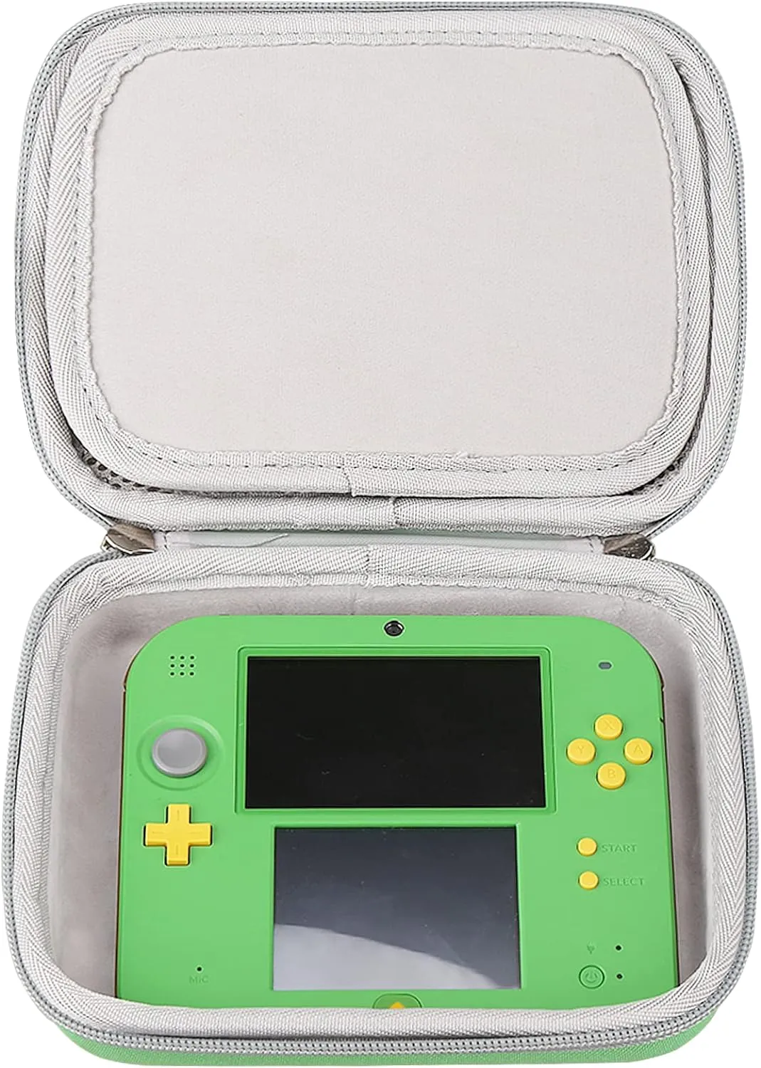 FBLFOBELI Hard Travel Storage Case for Nintendo 2DS Legend of Zelda Ocarina of Time 3D (Case Only) (Green)