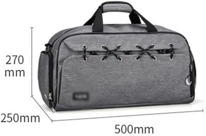 Fitness Women Sport Gym Duffle Bags Shoulder Men Swimming Dry Pack Soccer Basketball Travel Handbag(D)