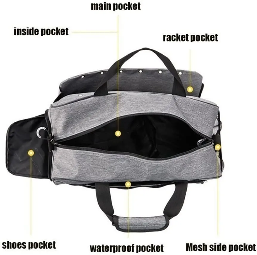 Fitness Women Sport Gym Duffle Bags Shoulder Men Swimming Dry Pack Soccer Basketball Travel Handbag(D)