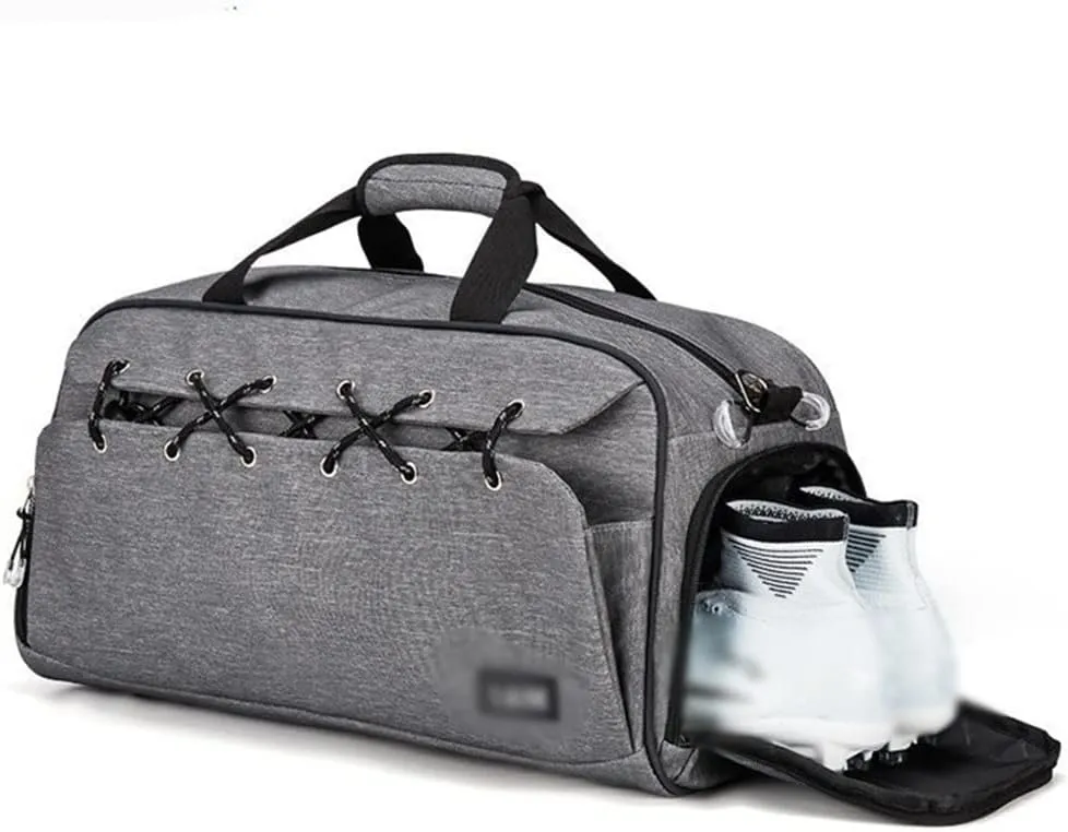 Fitness Women Sport Gym Duffle Bags Shoulder Men Swimming Dry Pack Soccer Basketball Travel Handbag(D)