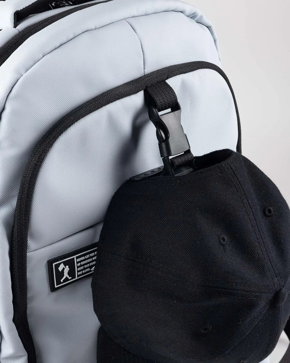 Flag Man No Fear Backpack (Ghost Grey)