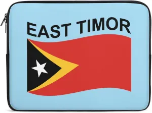 Flag of East Timor Fashion Laptop Sleeve Bag Computer Carrying Case for Business Office Travel
