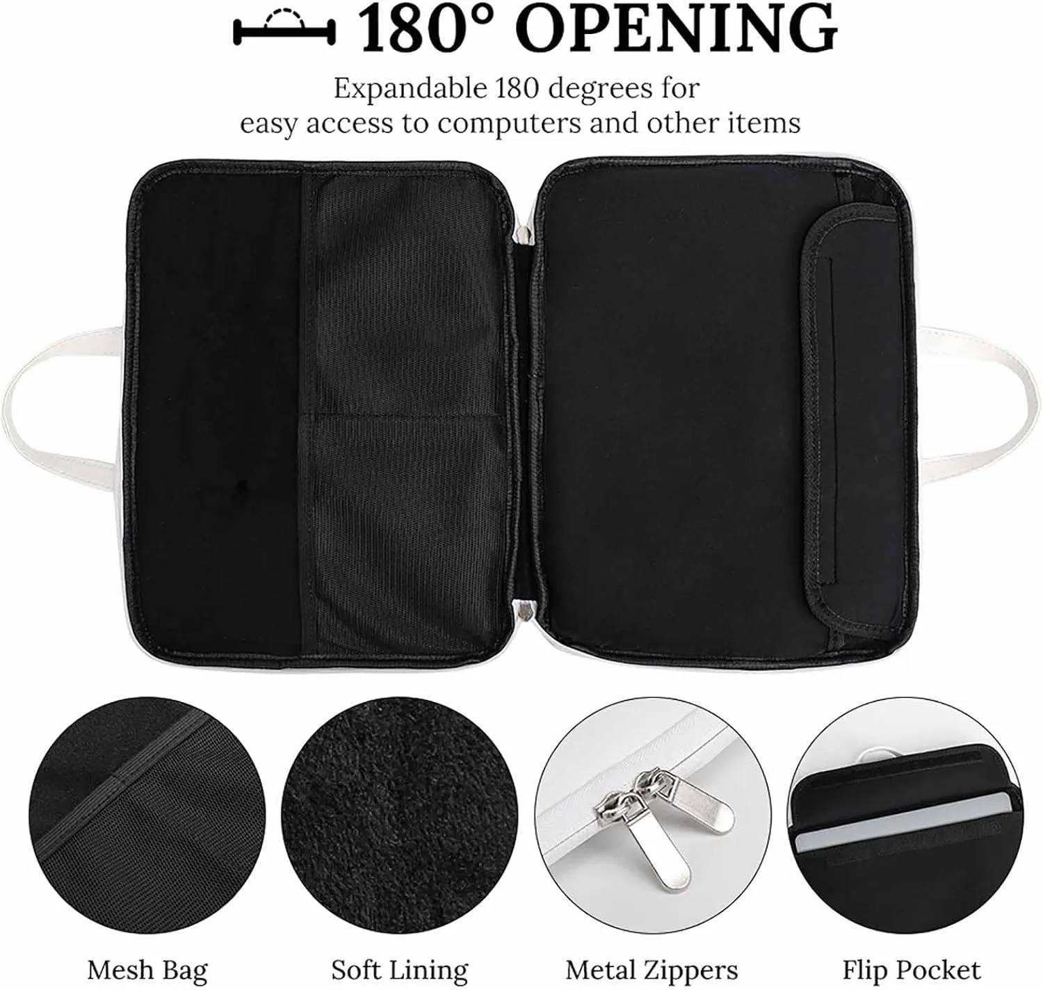 Floral Cherry Blossoms Leather Computer Bag with Multiple Sizes to Choose From, Convenient to Carry