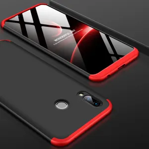 For Honor PLAY Ultra Slim PC Back Cover Non-slip Shockproof 360 Degree Full Protective Case Red black red