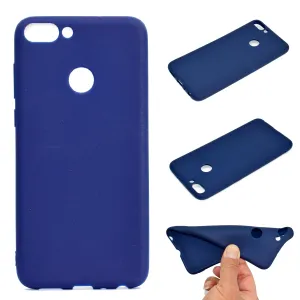 for HUAWEI Honor 9 lite Cute Candy Color Matte TPU Anti-scratch Non-slip Protective Cover Back Case Navy