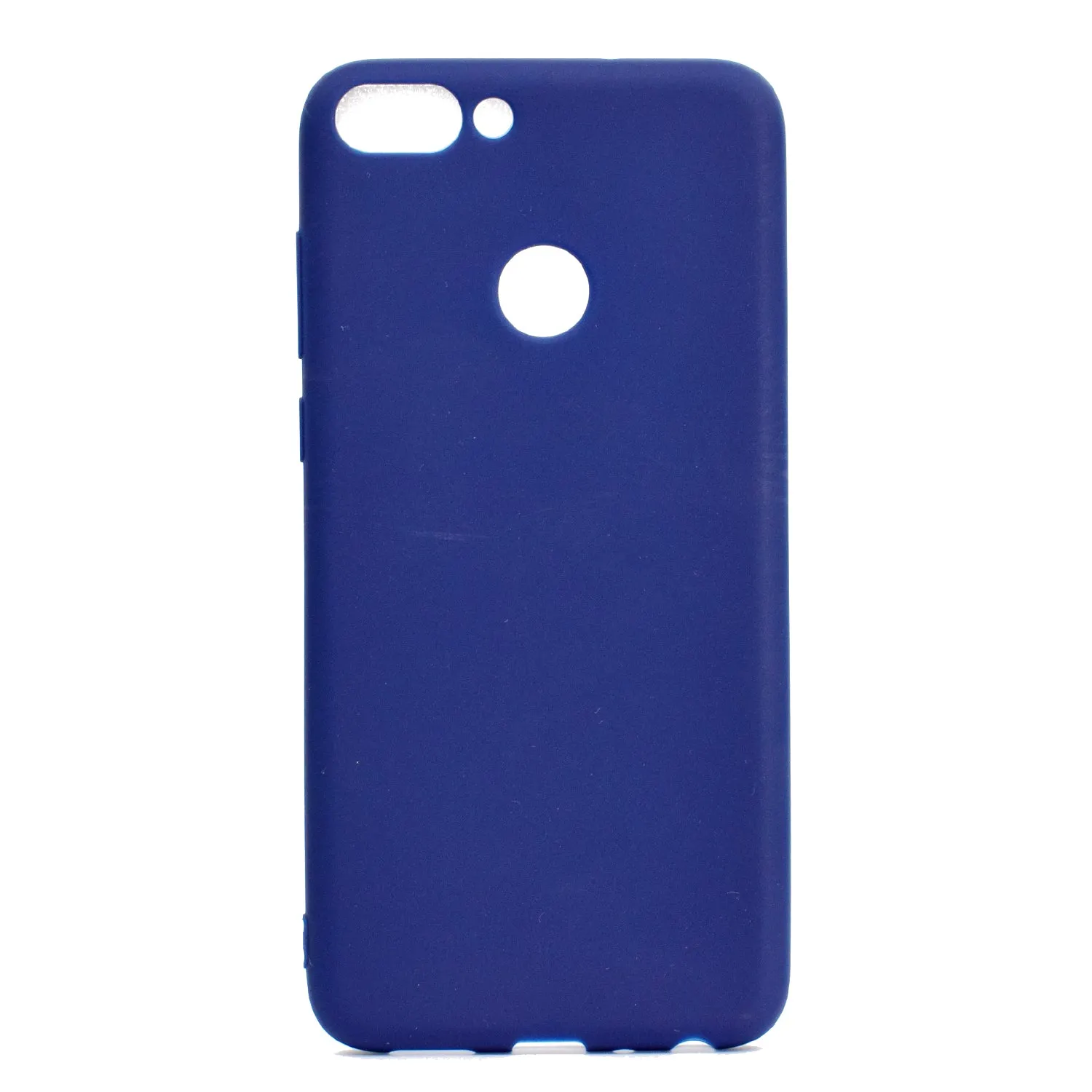 for HUAWEI Honor 9 lite Cute Candy Color Matte TPU Anti-scratch Non-slip Protective Cover Back Case Navy