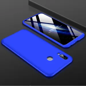 For HUAWEI Honor Play 3 in 1 360 Degree Non-slip Shockproof Full Protective Case blue