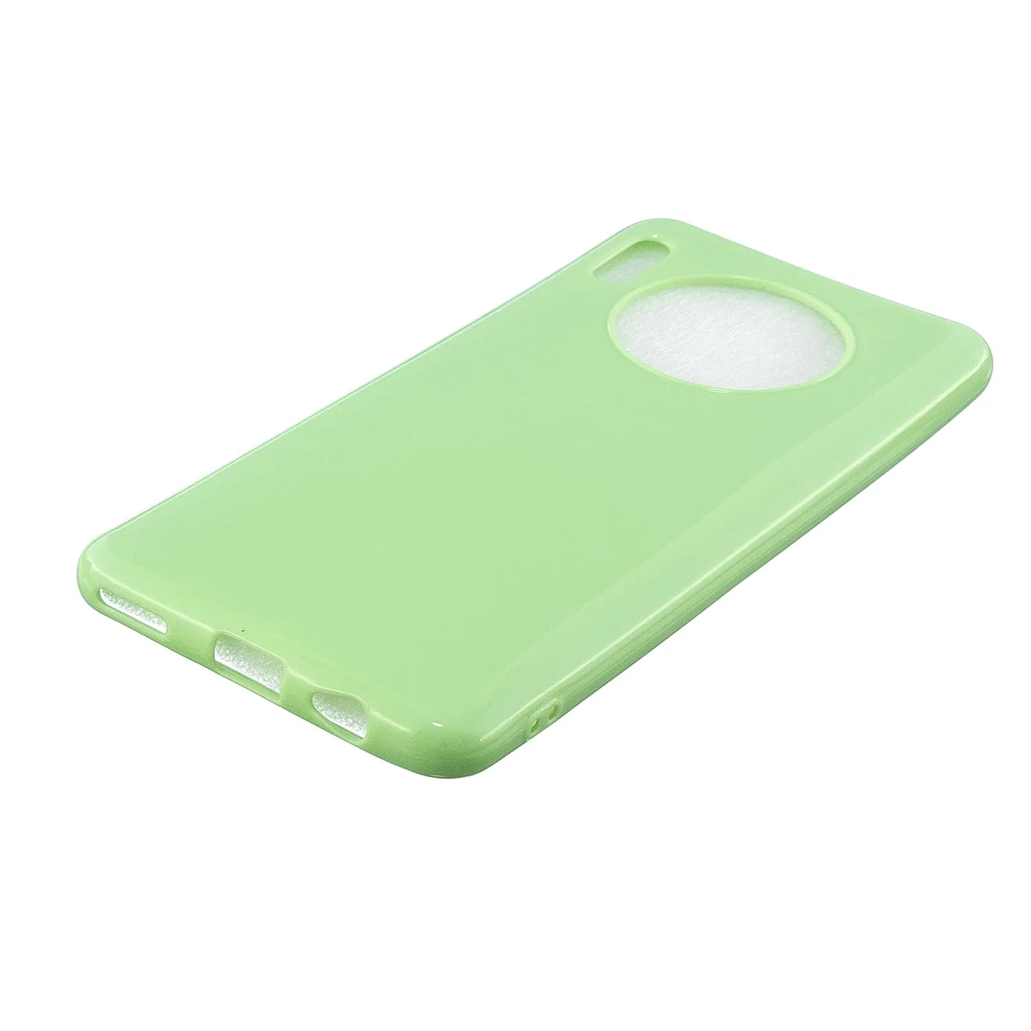 For HUAWEI Mate 30/30 Lite/30 Pro Cellphone Case Simple Profile Soft TPU Shock-Absorption Phone Cover Rose red