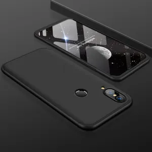 For HUAWEI NOVA 3 3 in 1 360 Degree Non-slip Shockproof Full Protective Case black