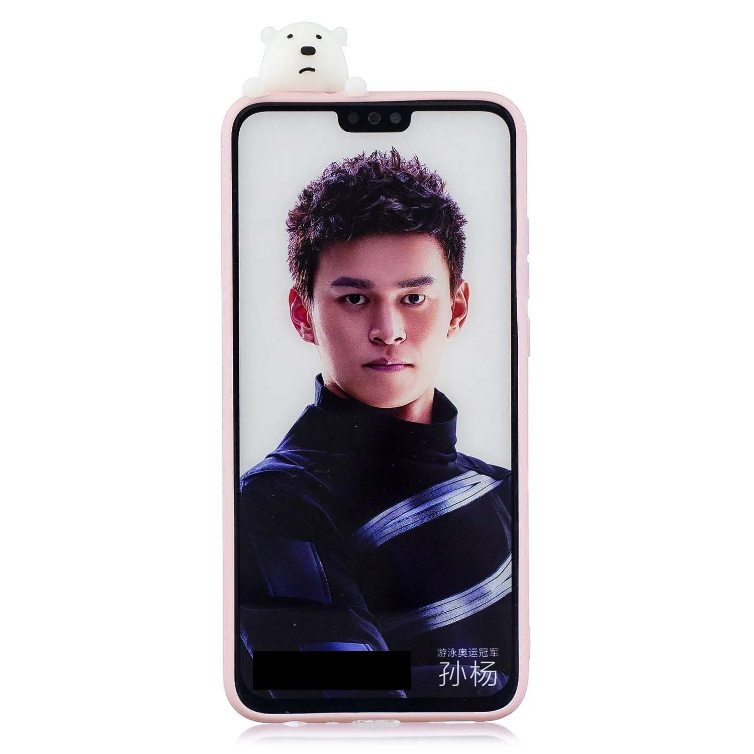 For Huawei Nova 3I 3D Cartoon Lovely Coloured Painted Soft TPU Back Cover Non-slip Shockproof Full Protective Case Small pink pig