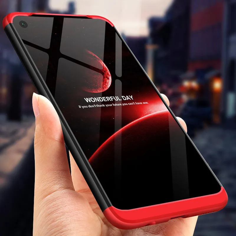 For HUAWEI Nova 6SE/P40 lite/Nova 7i Cellphone Case PC Full Protection Anti-Scratch Mobile Phone Shell Cover black