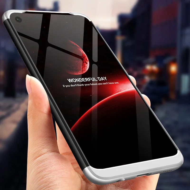 For HUAWEI Nova 6SE/P40 lite/Nova 7i Cellphone Case PC Full Protection Anti-Scratch Mobile Phone Shell Cover black