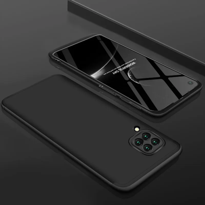 For HUAWEI Nova 6SE/P40 lite/Nova 7i Cellphone Case PC Full Protection Anti-Scratch Mobile Phone Shell Cover black