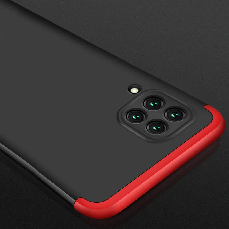 For HUAWEI Nova 6SE/P40 lite/Nova 7i Cellphone Case PC Full Protection Anti-Scratch Mobile Phone Shell Cover Red   black