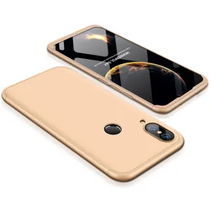 For HUAWEI P20 Lite/Nova 3E 3 in 1 Fashion Ultra Slim Full Protective Back Cover  Gold