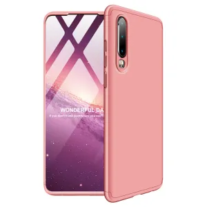 For HUAWEI P30 LITE Ultra Slim PC Back Cover Non-slip Shockproof 360 Degree Full Protective Case Rose gold