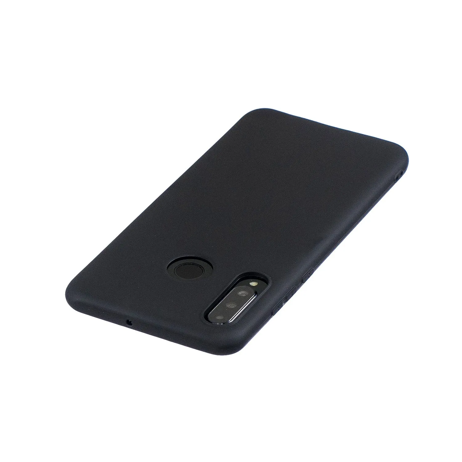 For HUAWEI P30 LITE/NOVA 4E Lovely Candy Color Matte TPU Anti-scratch Non-slip Protective Cover Back Case black