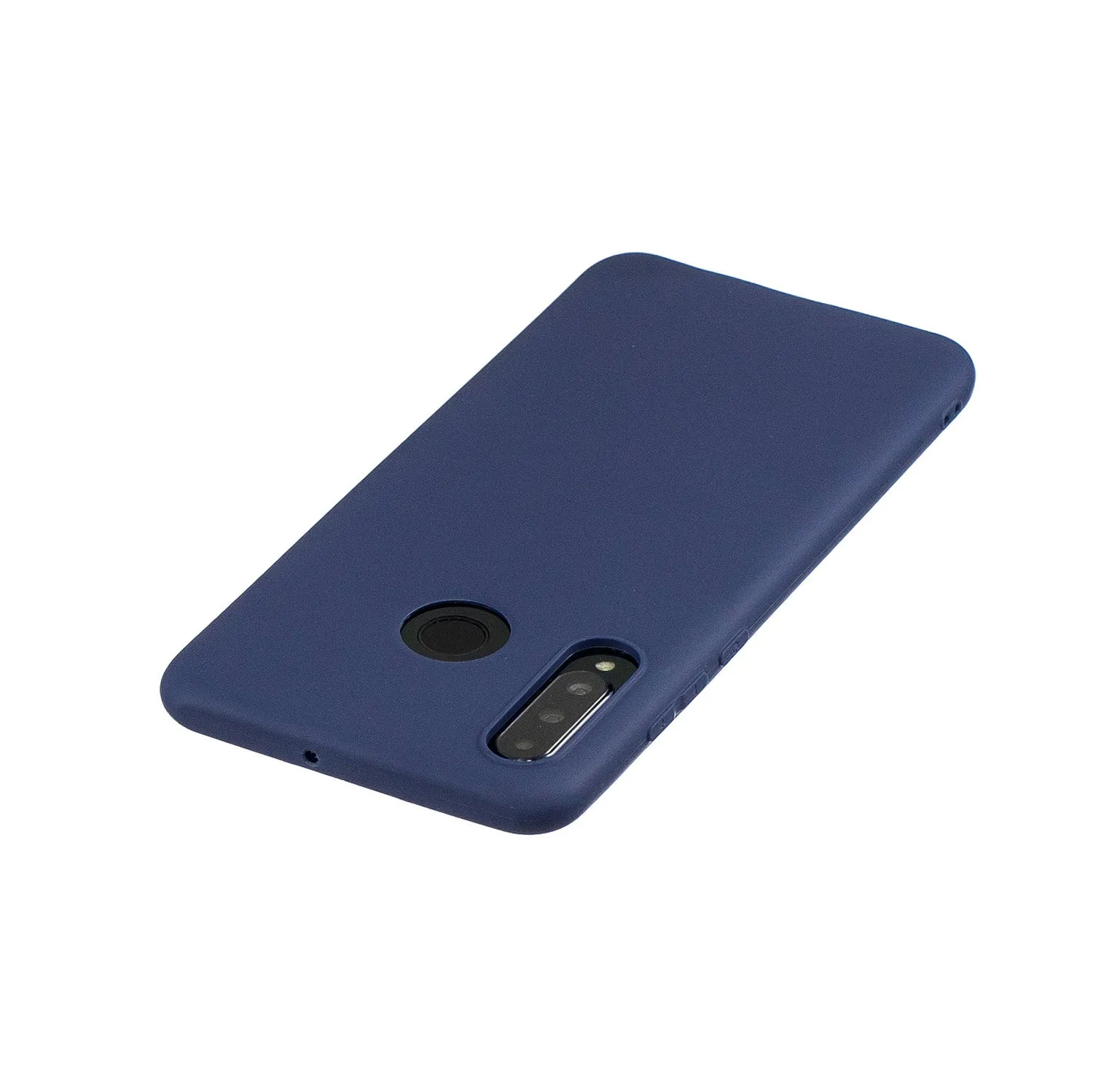 For HUAWEI P30 LITE/NOVA 4E Lovely Candy Color Matte TPU Anti-scratch Non-slip Protective Cover Back Case Navy