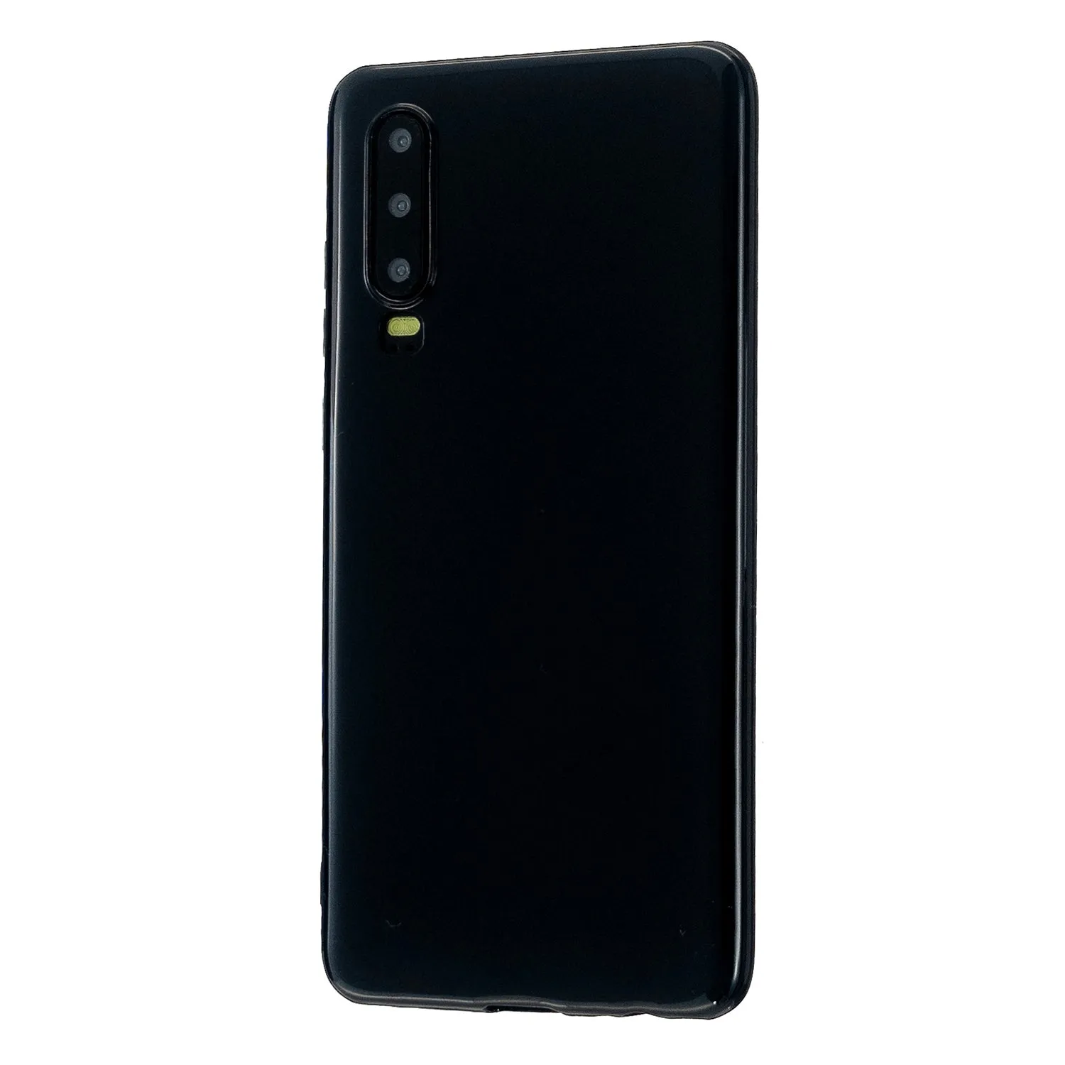 For HUAWEI P30/P30 Lite/P30 Pro Cellphone Case Simple Profile Soft TPU Scratch Proof Phone Shell Bright black