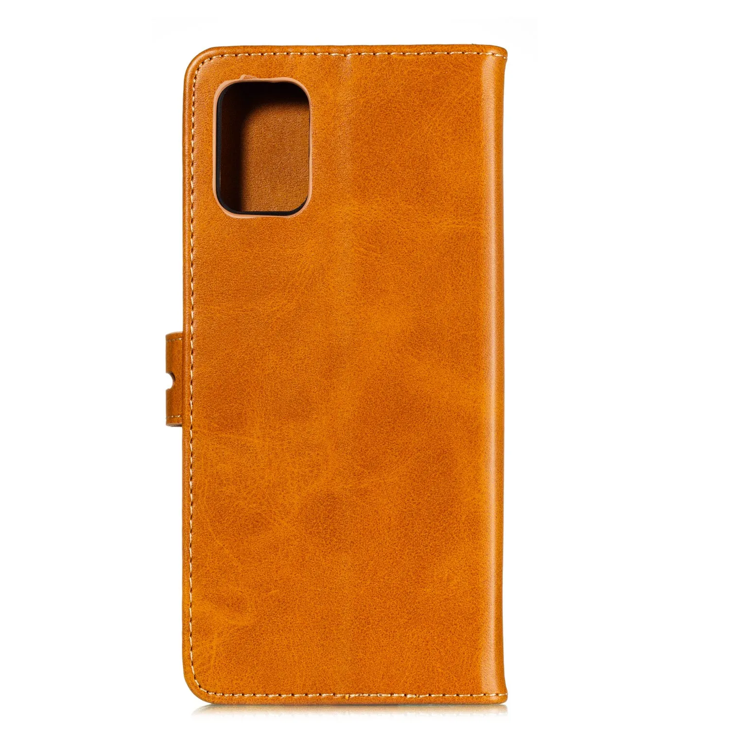 For HUAWEI P40 Pro Mobile Phone Cover PU Leather Front Buckle Smart Shell Anti-fall Phone Case 5 yellow