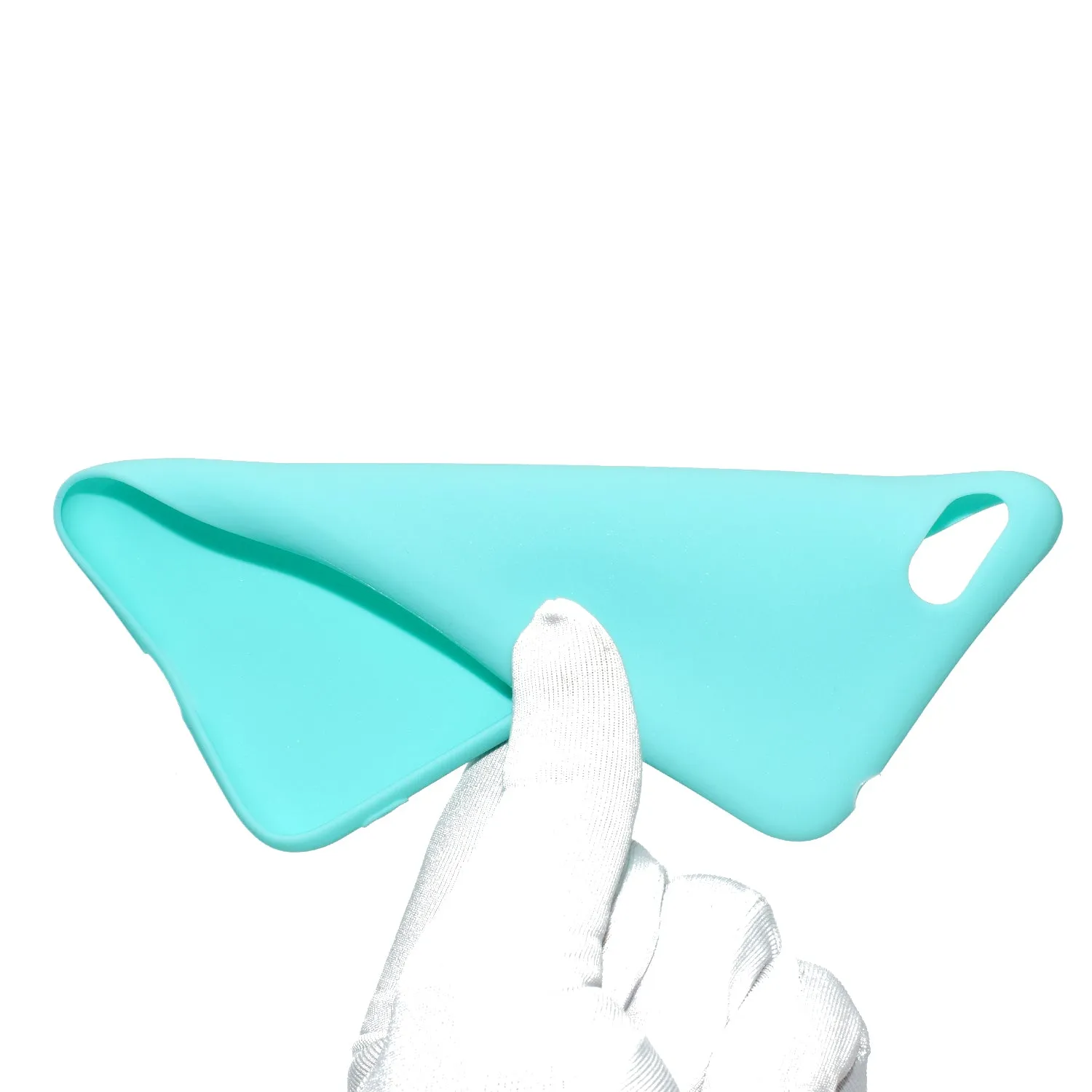 for HUAWEI Y5 2018 Cute Candy Color Matte TPU Anti-scratch Non-slip Protective Cover Back Case Light blue