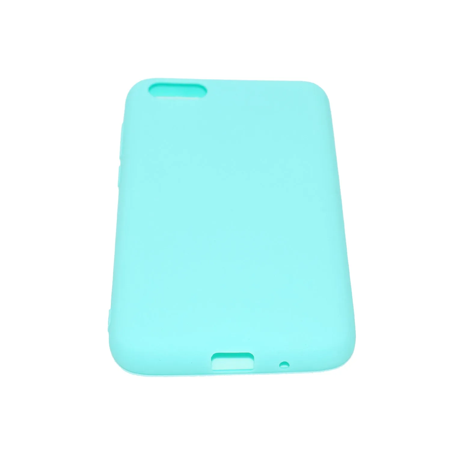 for HUAWEI Y5 2018 Cute Candy Color Matte TPU Anti-scratch Non-slip Protective Cover Back Case Light blue