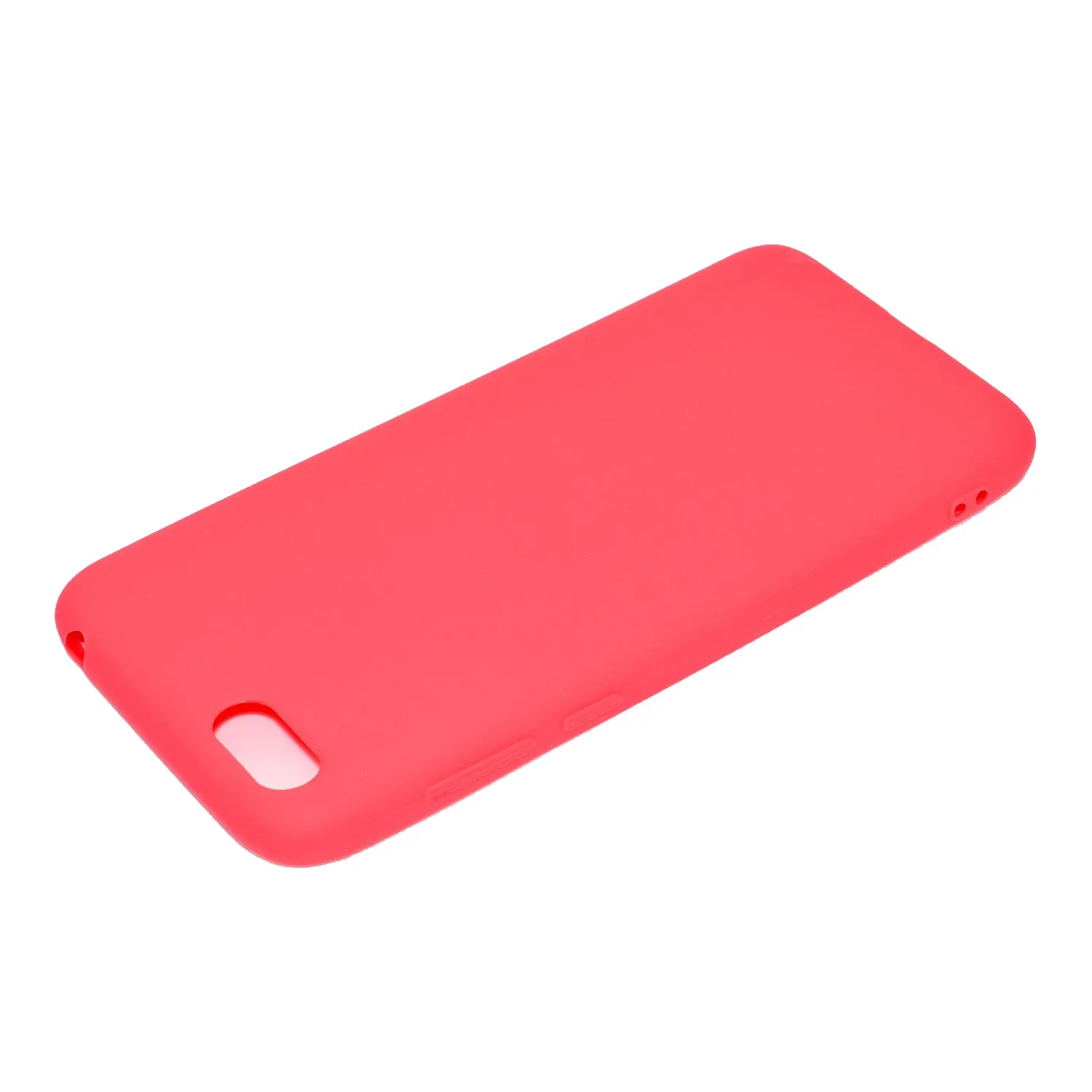for HUAWEI Y5 2018 Cute Candy Color Matte TPU Anti-scratch Non-slip Protective Cover Back Case Light blue