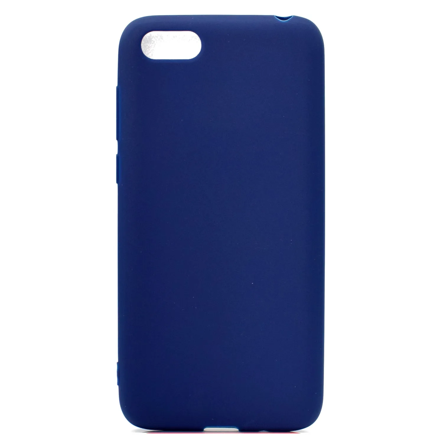 for HUAWEI Y5 2018 Cute Candy Color Matte TPU Anti-scratch Non-slip Protective Cover Back Case Navy