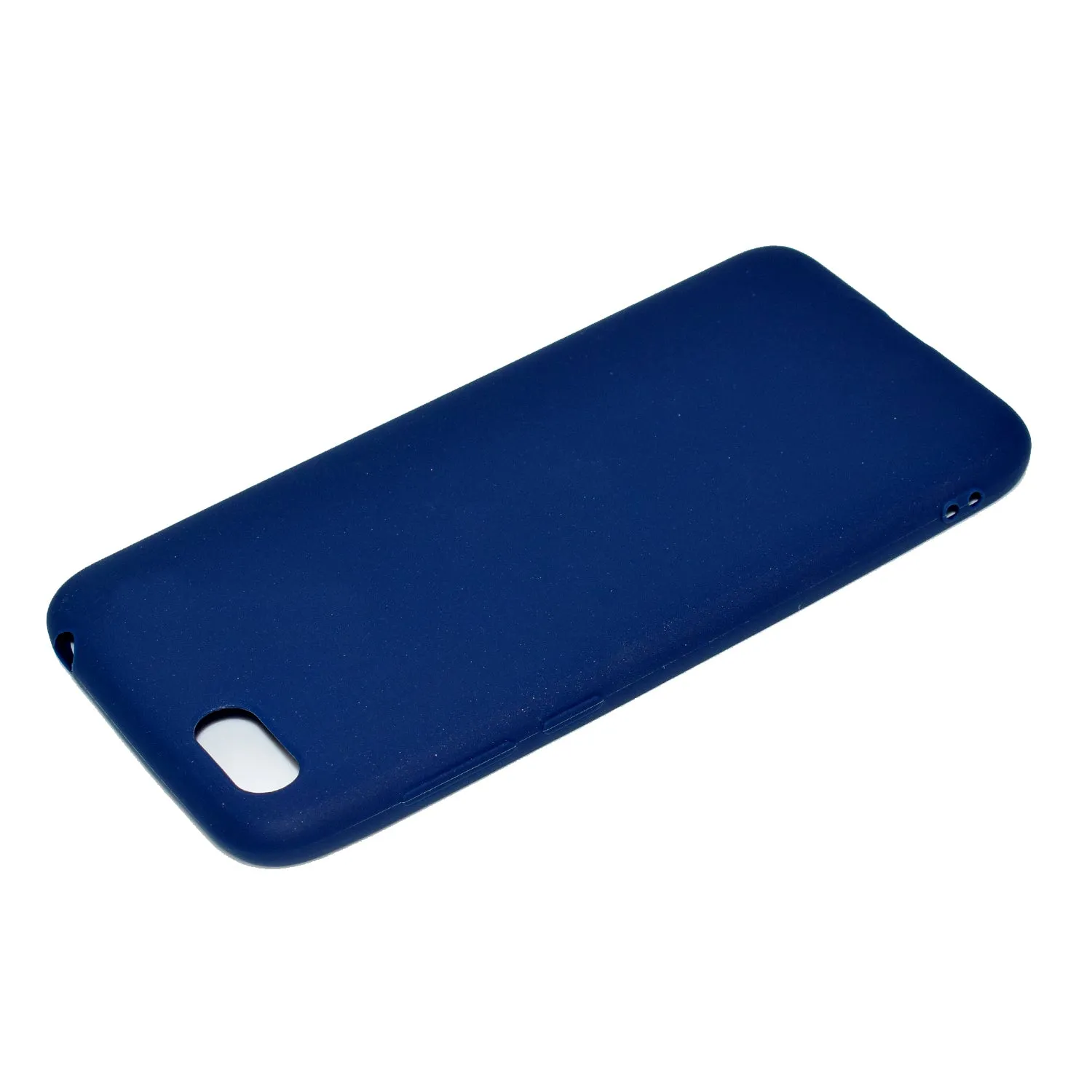 for HUAWEI Y5 2018 Cute Candy Color Matte TPU Anti-scratch Non-slip Protective Cover Back Case Navy