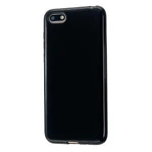 For HUAWEI Y5 2018/2019 TPU Phone Case Simple Profile Delicate Finish Cellphone Cover Full Body Protection Bright black