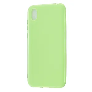 For HUAWEI Y5 2018/2019 TPU Phone Case Simple Profile Delicate Finish Cellphone Cover Full Body Protection Fluorescent green