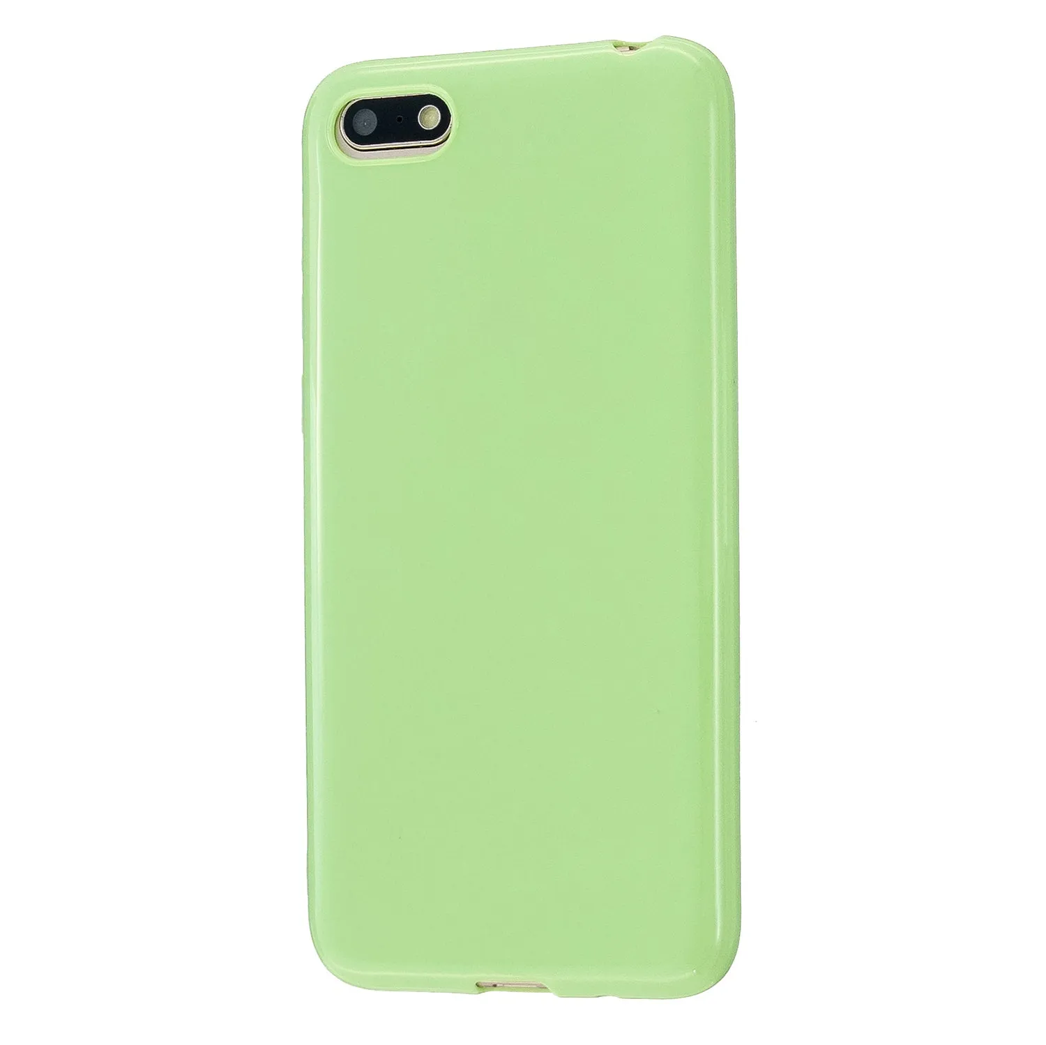 For HUAWEI Y5 2018/2019 TPU Phone Case Simple Profile Delicate Finish Cellphone Cover Full Body Protection Milk white