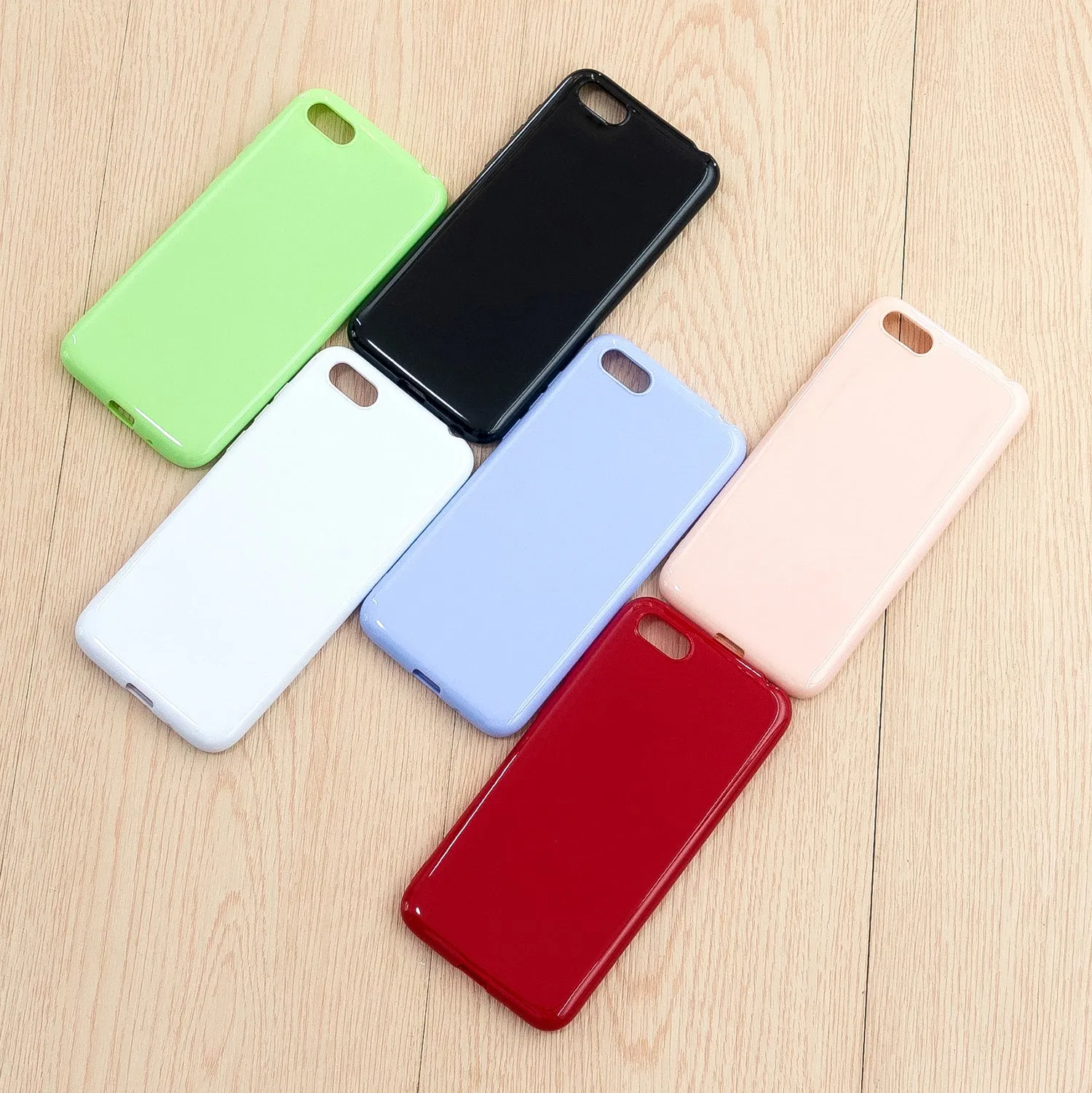 For HUAWEI Y5 2018/2019 TPU Phone Case Simple Profile Delicate Finish Cellphone Cover Full Body Protection Milk white