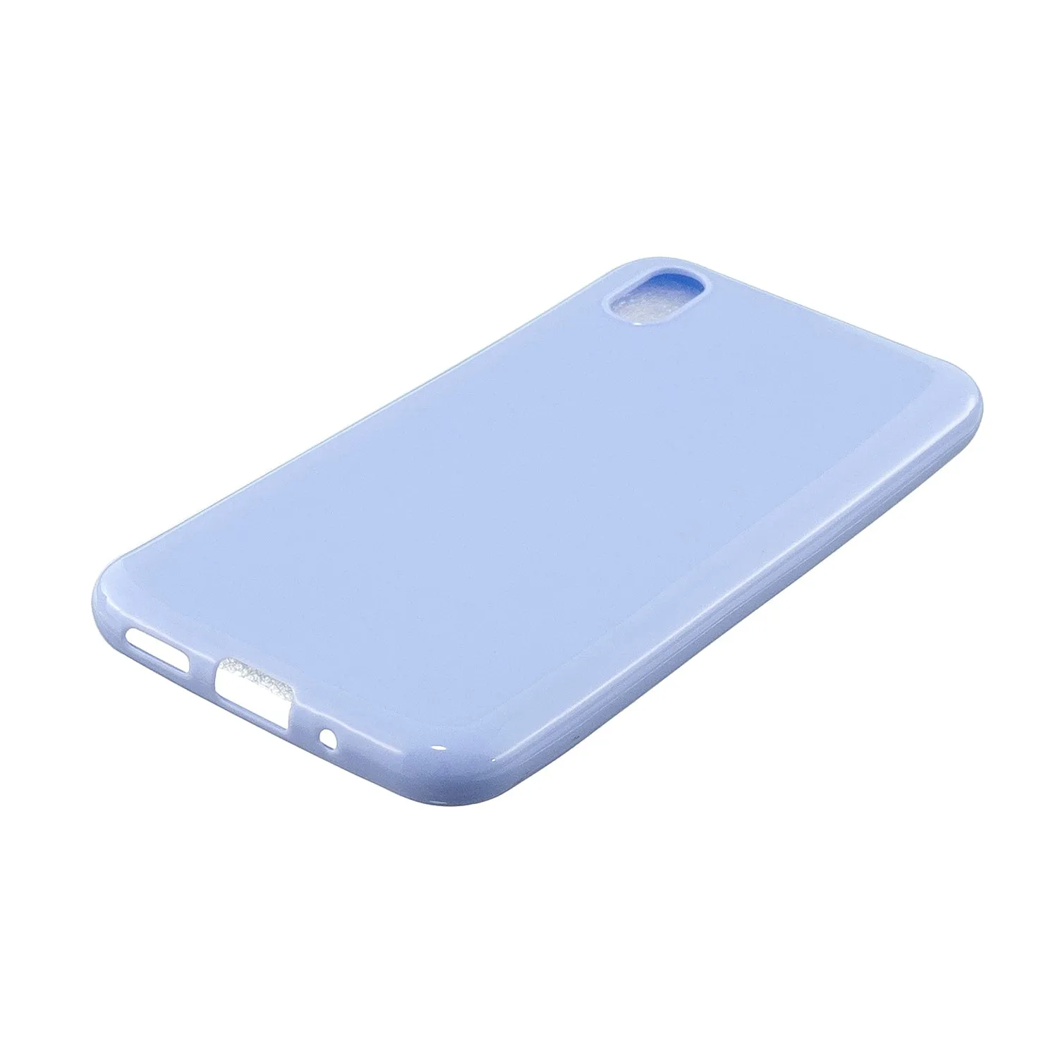 For HUAWEI Y5 2018/2019 TPU Phone Case Simple Profile Delicate Finish Cellphone Cover Full Body Protection Taro purple