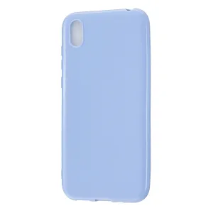 For HUAWEI Y5 2018/2019 TPU Phone Case Simple Profile Delicate Finish Cellphone Cover Full Body Protection Taro purple