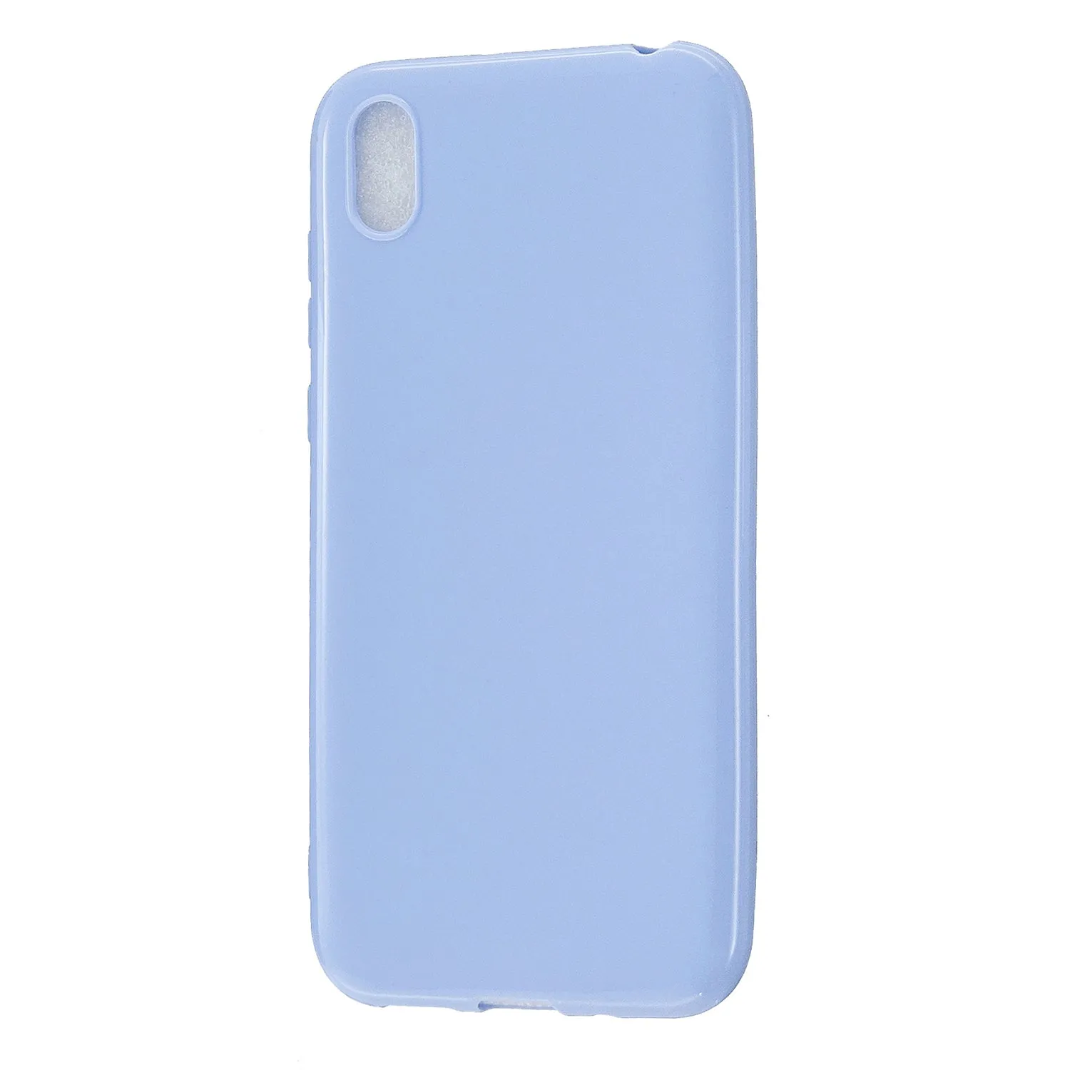 For HUAWEI Y5 2018/2019 TPU Phone Case Simple Profile Delicate Finish Cellphone Cover Full Body Protection Taro purple